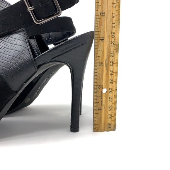 Cosmopolitan Toe Peep Heels Jealousy Sz 7 - Picture 5 of 8